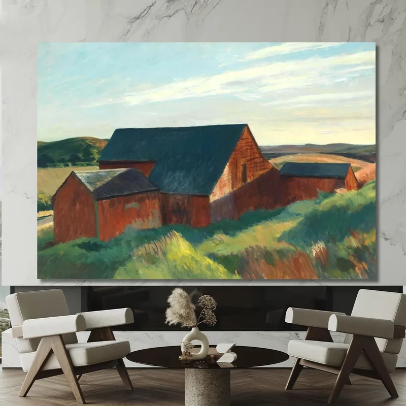 Cobb'S Barns South Truro Edward Hopper