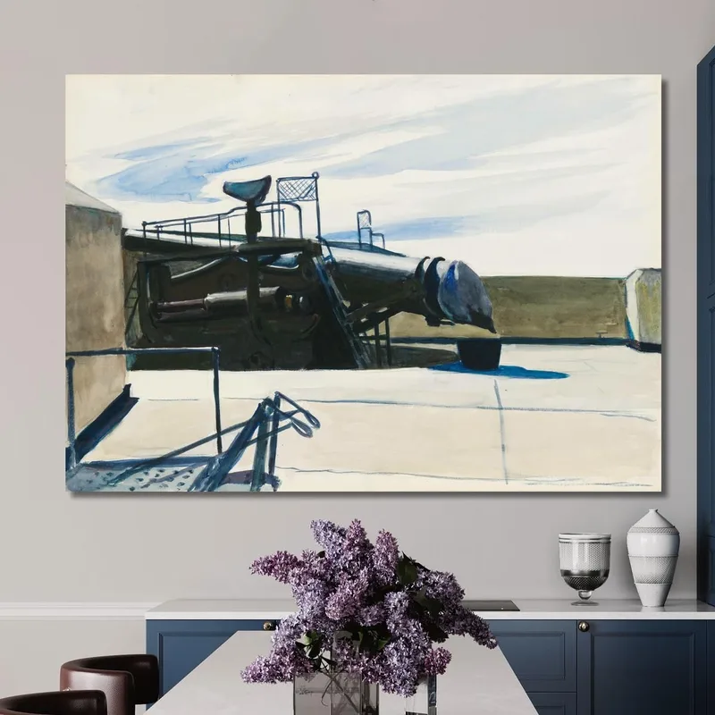 Fort And Gun Edward Hopper