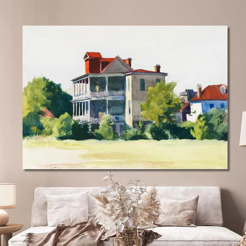 House With Veranda Charleston S.C. Edward Hopper
