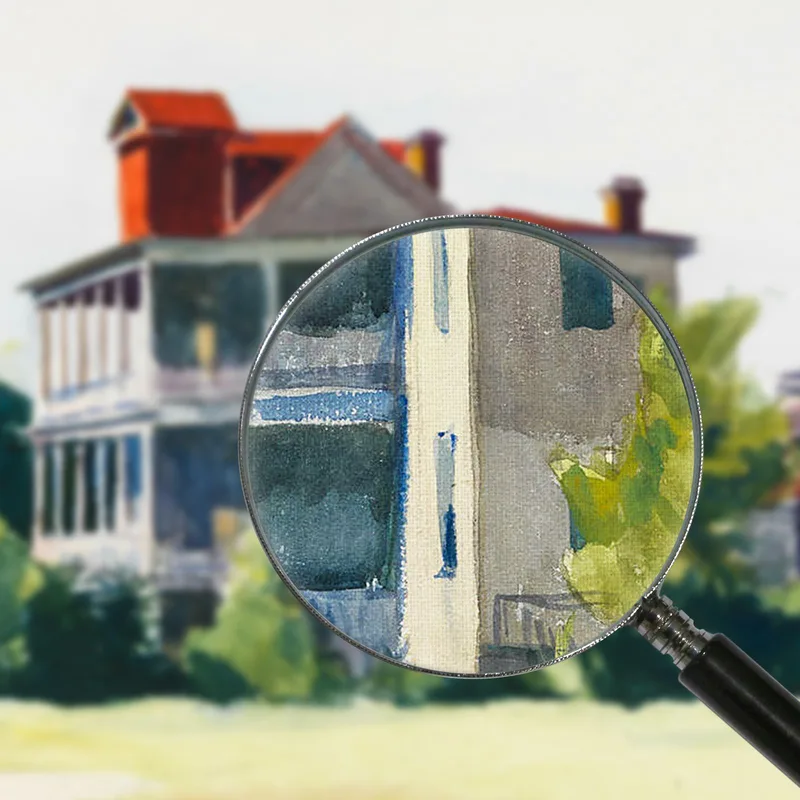 House With Veranda Charleston S.C. Edward Hopper
