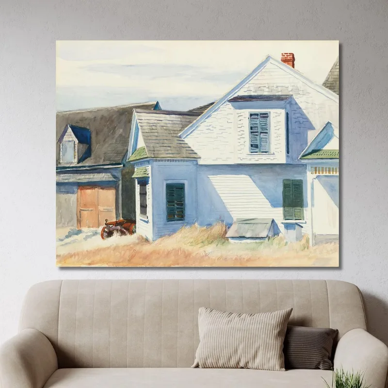 House On Pamet River, Casa Sul Fiume Pamet Edward Hopper