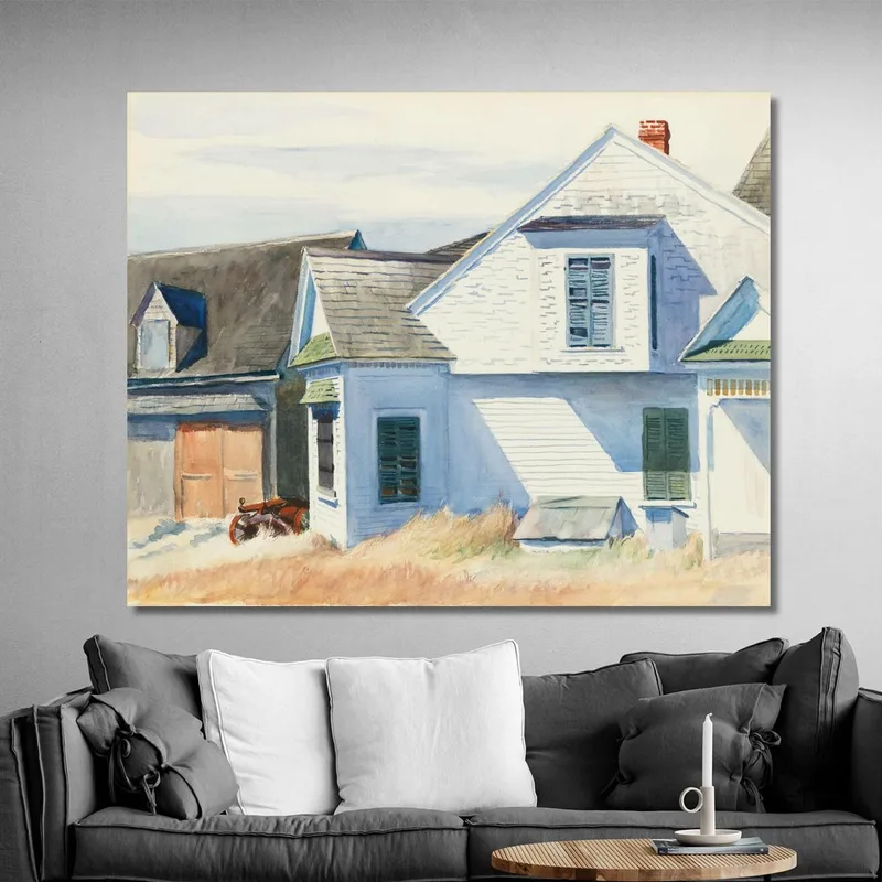 House On Pamet River, Casa Sul Fiume Pamet Edward Hopper