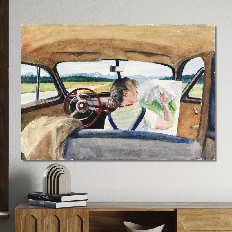 Jo In Wyoming Edward Hopper