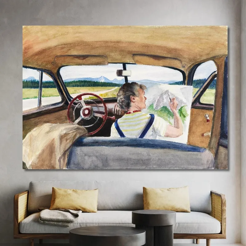 Jo In Wyoming Edward Hopper