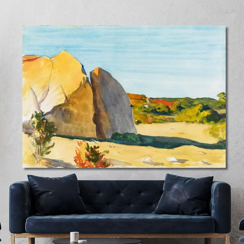 Lime Rock Quarry Edward Hopper