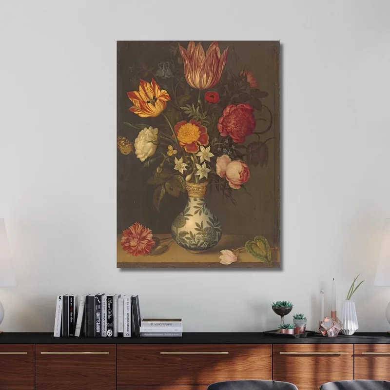 Natura Morta Con Fiori In Un Vaso Wan-Li 1619 Ambrosius Bosschaert