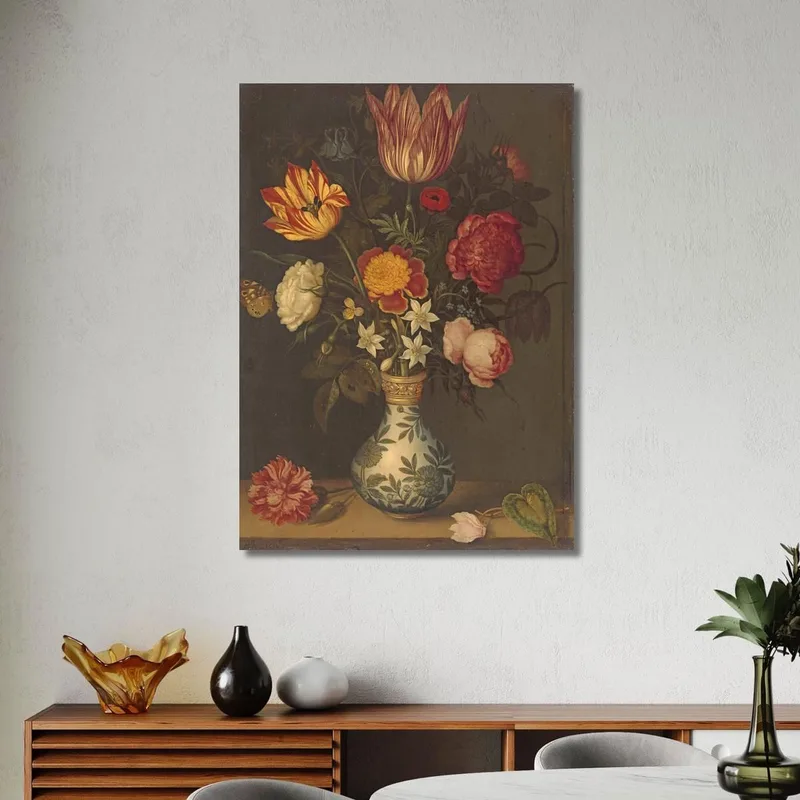 Natura Morta Con Fiori In Un Vaso Wan-Li 1619 Ambrosius Bosschaert
