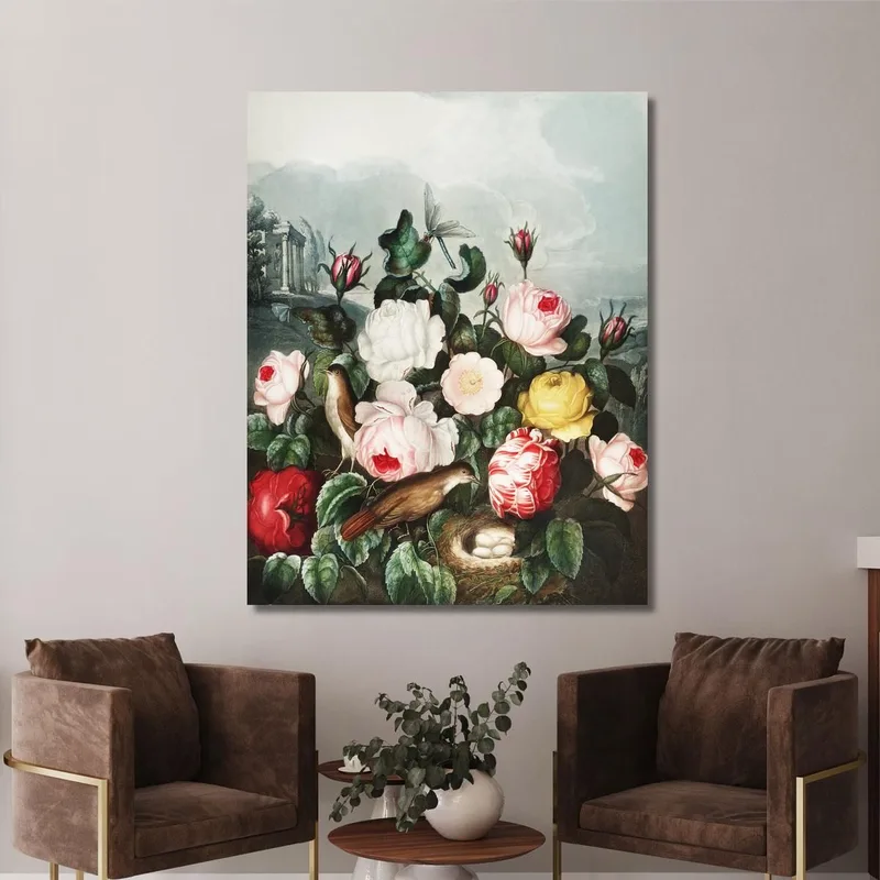 Rosas Del Templo De Flora Robert John Thornton
