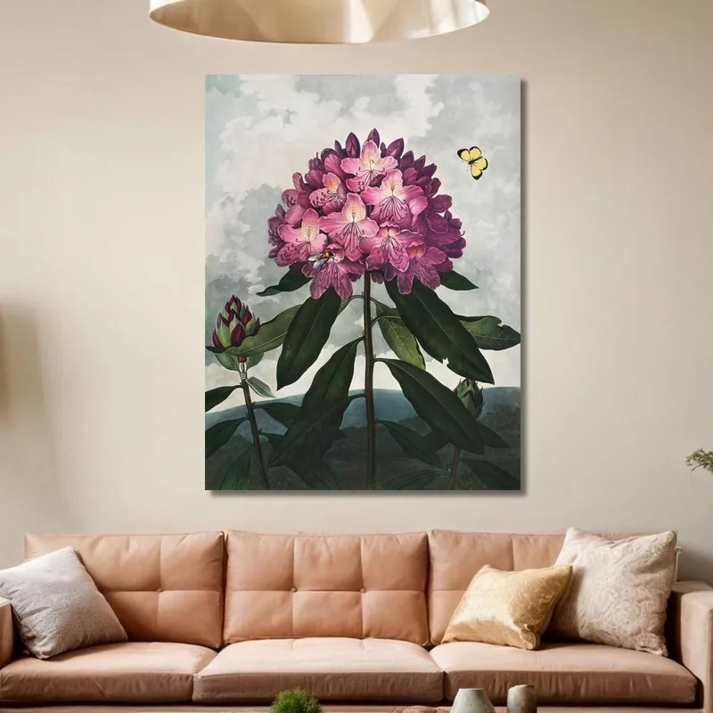 The Pontic Rhododendron From The Temple Of Flora Robert John Thornton
