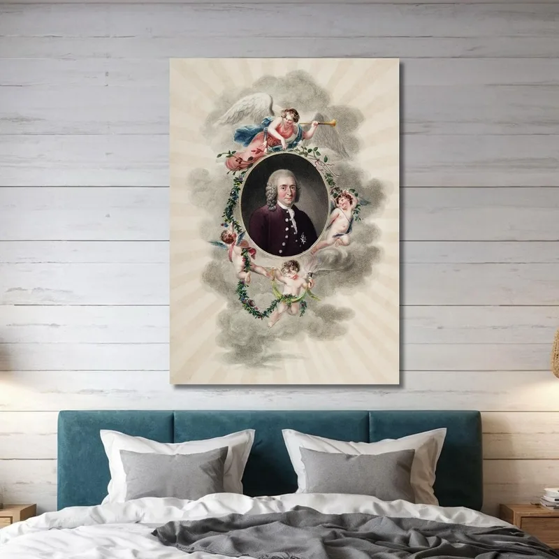 Das Porträt Von Carl Von Linné Aus Dem Floratempel Robert John Thornton