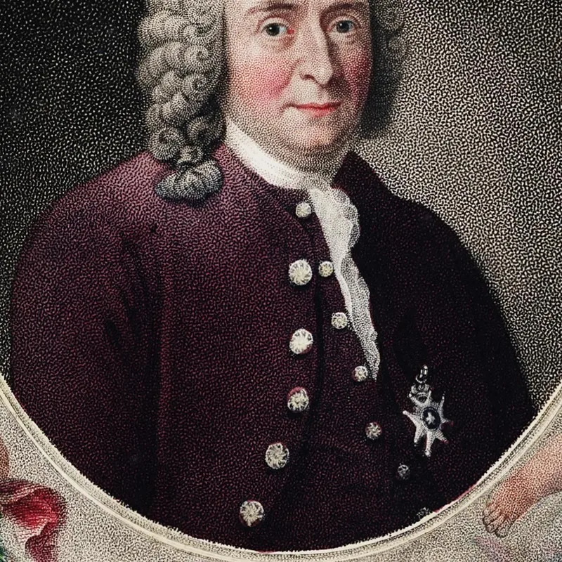 Das Porträt Von Carl Von Linné Aus Dem Floratempel Robert John Thornton