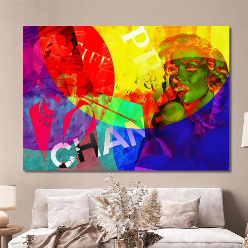 Quadro Astratto Fashion Star Moda Bellezza