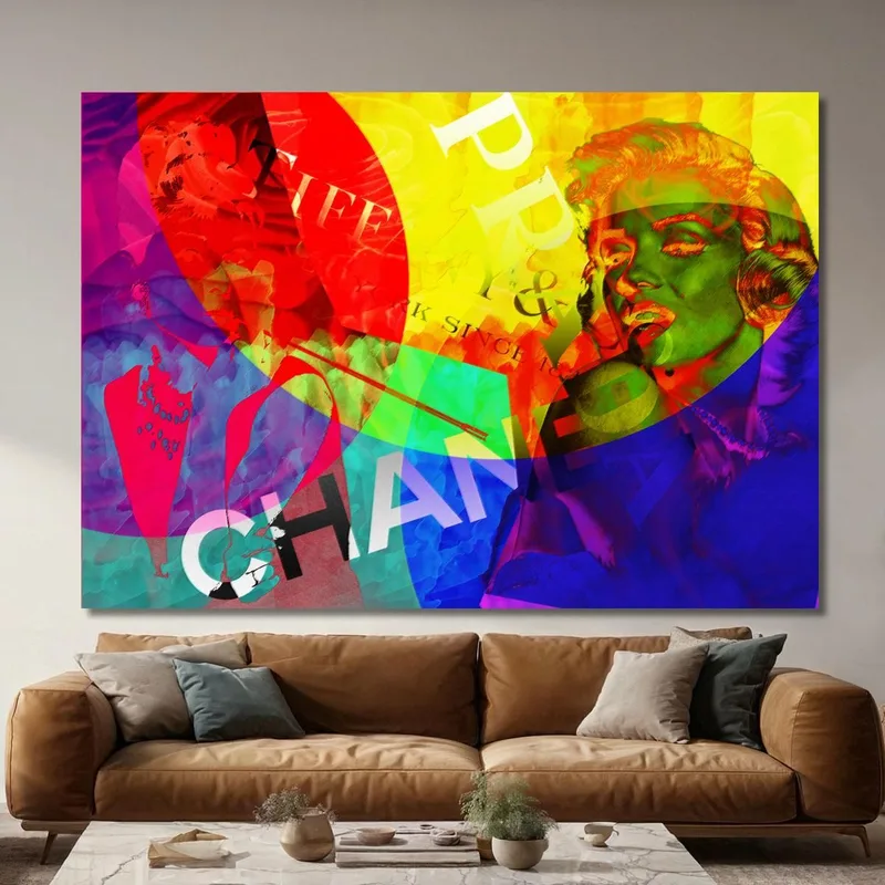 Quadro Astratto Fashion Star Moda Bellezza