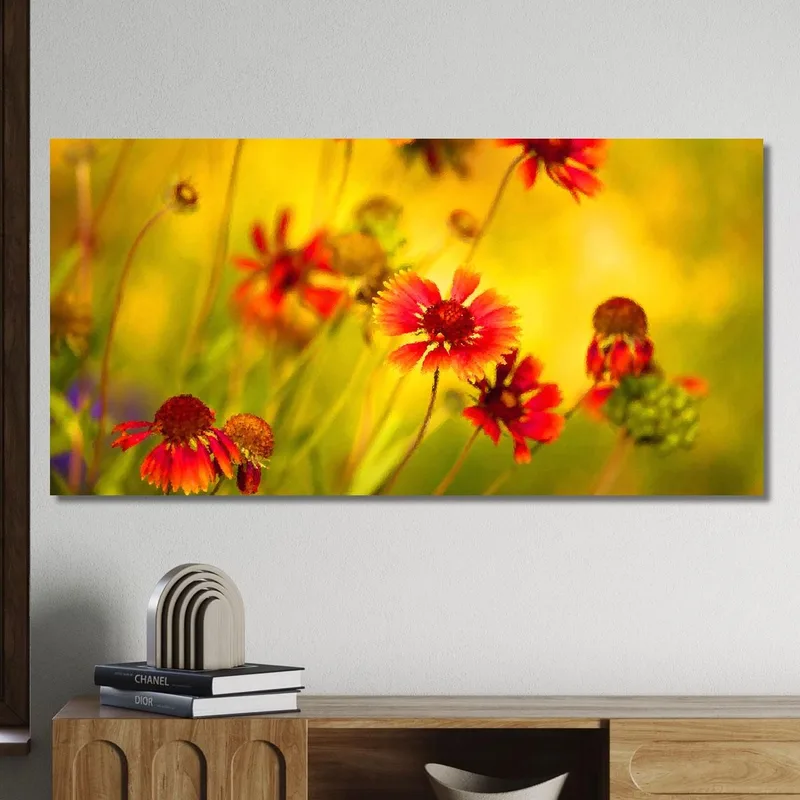 Quadro Astratto Fiori Di Campo