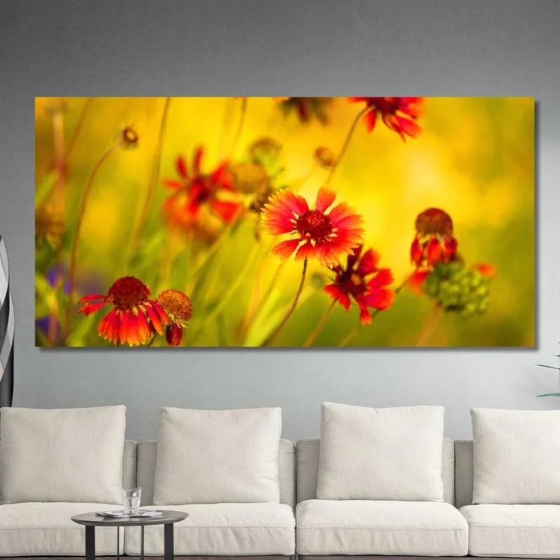 Quadro Astratto Fiori Di Campo