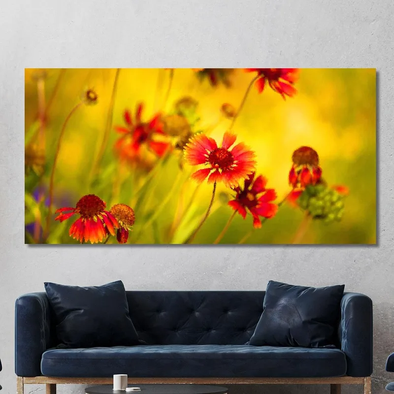 Quadro Astratto Fiori Di Campo