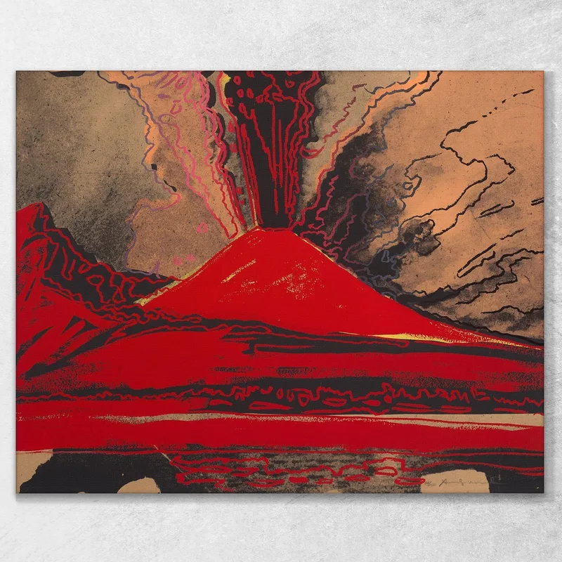 Vesuvius 2 1985  Andy Warhol