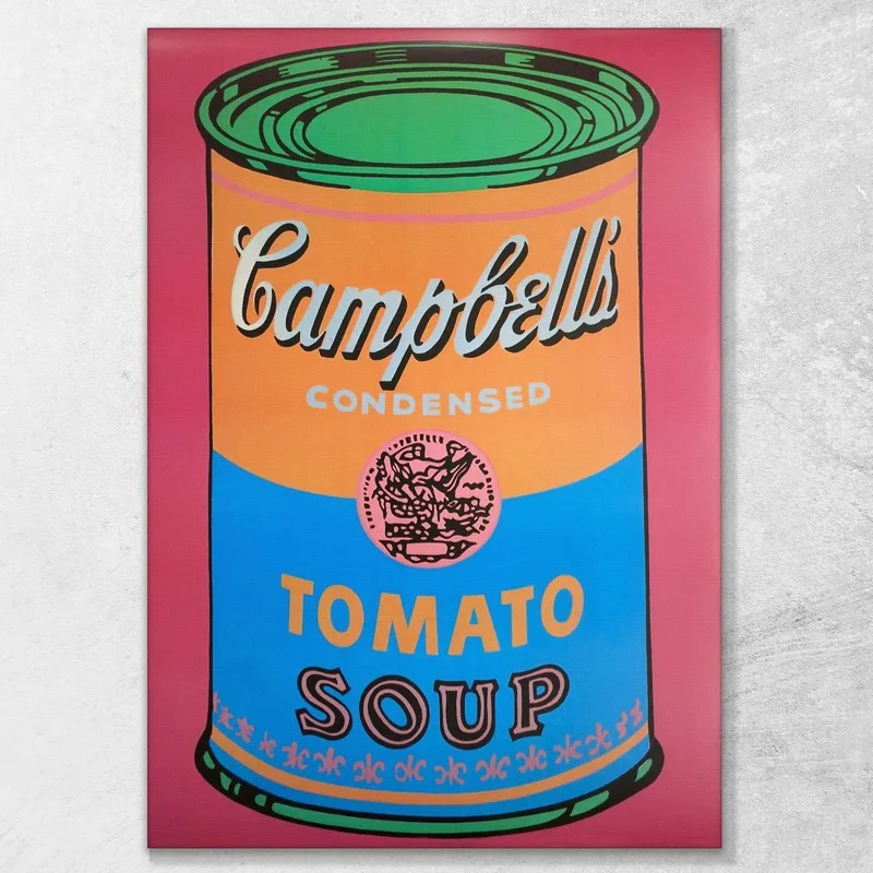 Campbell Soup Can (Tomato Pink) 1967  Andy Warhol