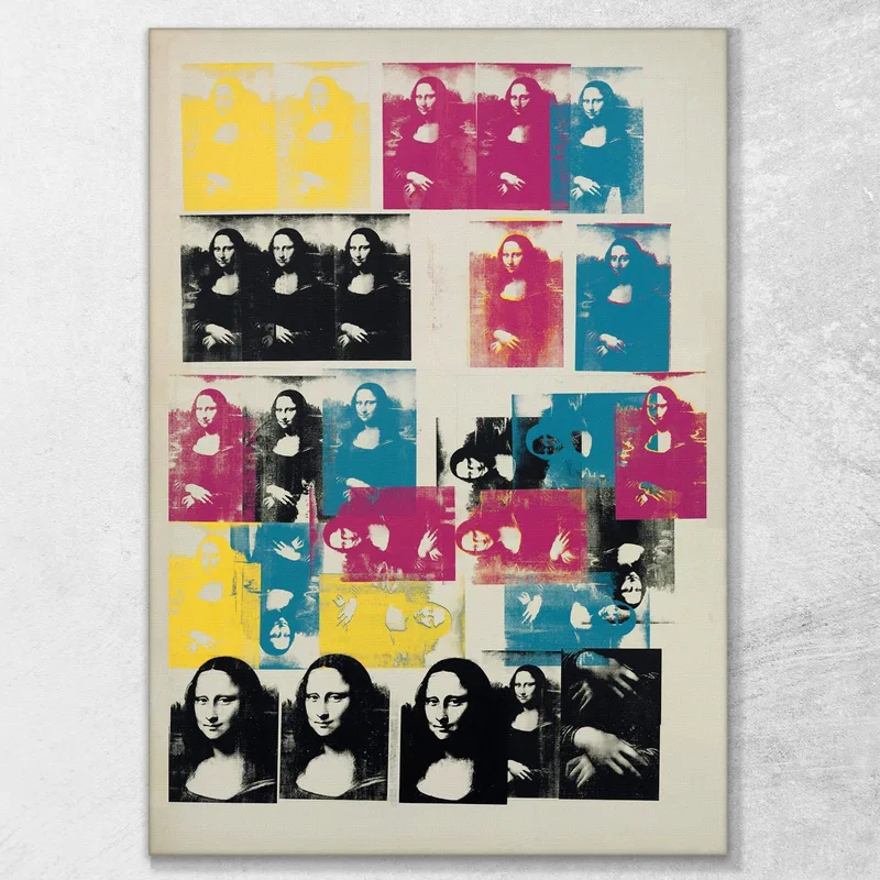 Colored Mona Lisa 1963  Andy Warhol