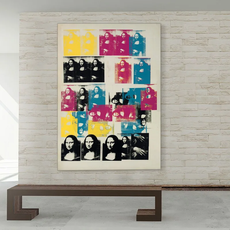 Colored Mona Lisa 1963  Andy Warhol