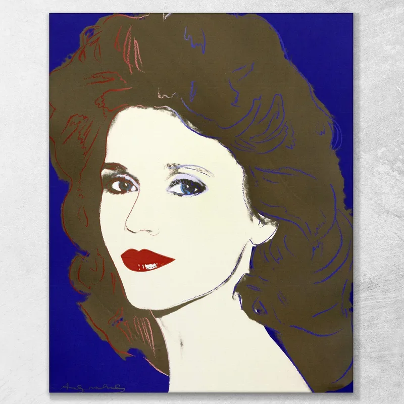 Jane Fonda 3 1982 Andy Warhol