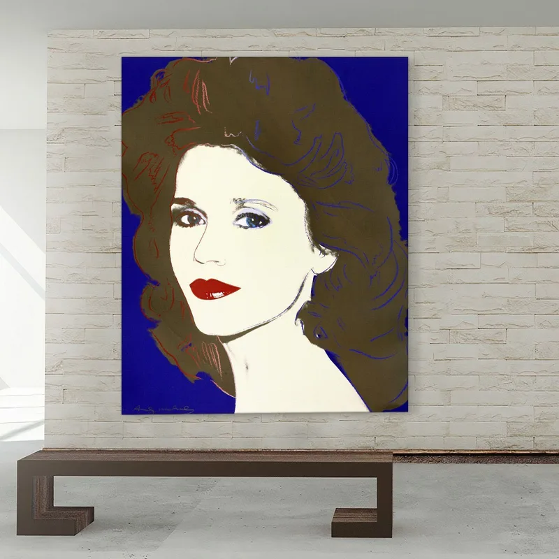 Jane Fonda 3 1982 Andy Warhol