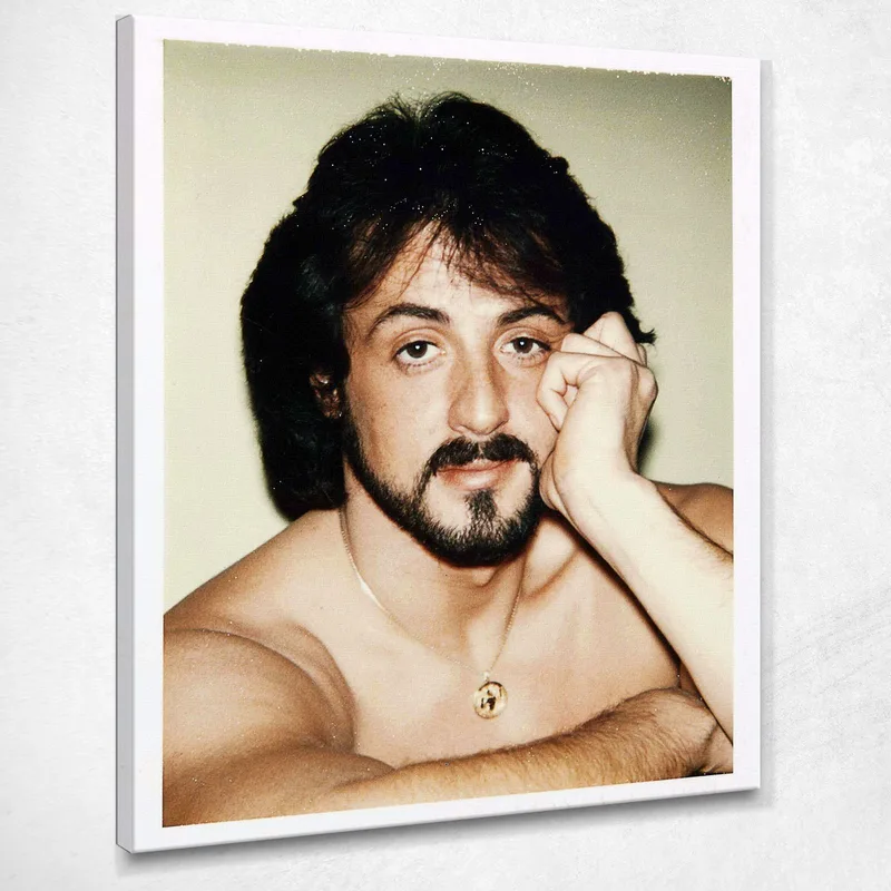 Sylvester Stallone 1 1980 Andy Warhol drucken auf leinwand