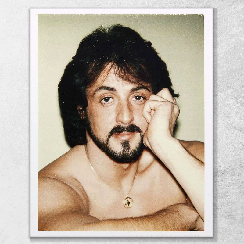 Sylvester Stallone 1 1980  Andy Warhol