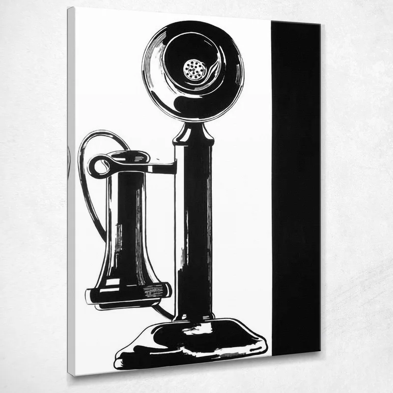 Telephone 2 1961 Andy Warhol drucken auf leinwand