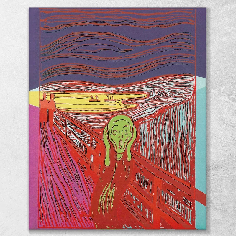 The Scream (after Munch) 2 1984 Andy Warhol
