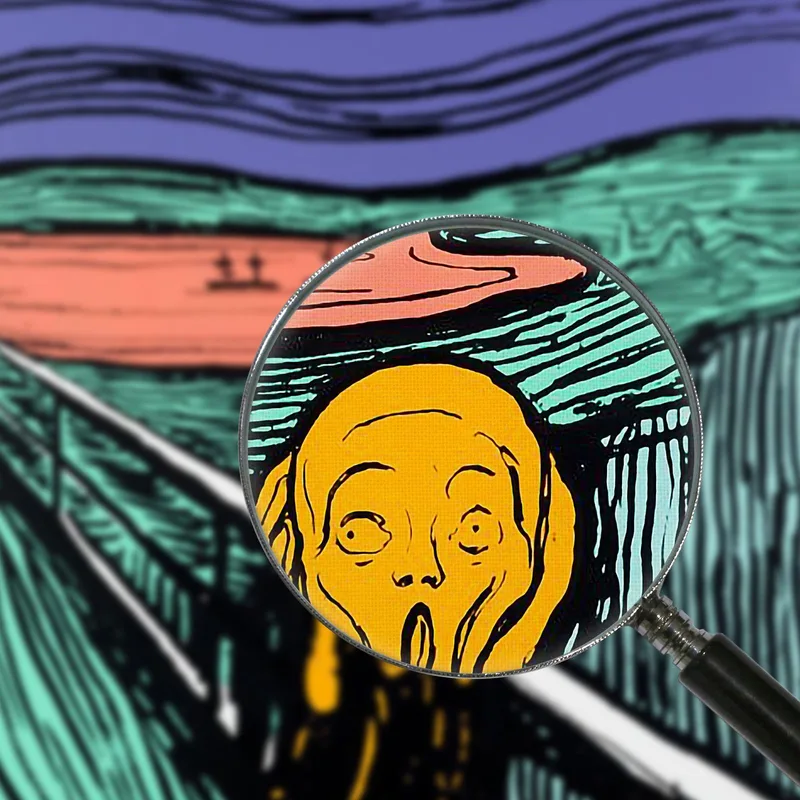 The Scream (after Munch) 3 1984 Andy Warhol