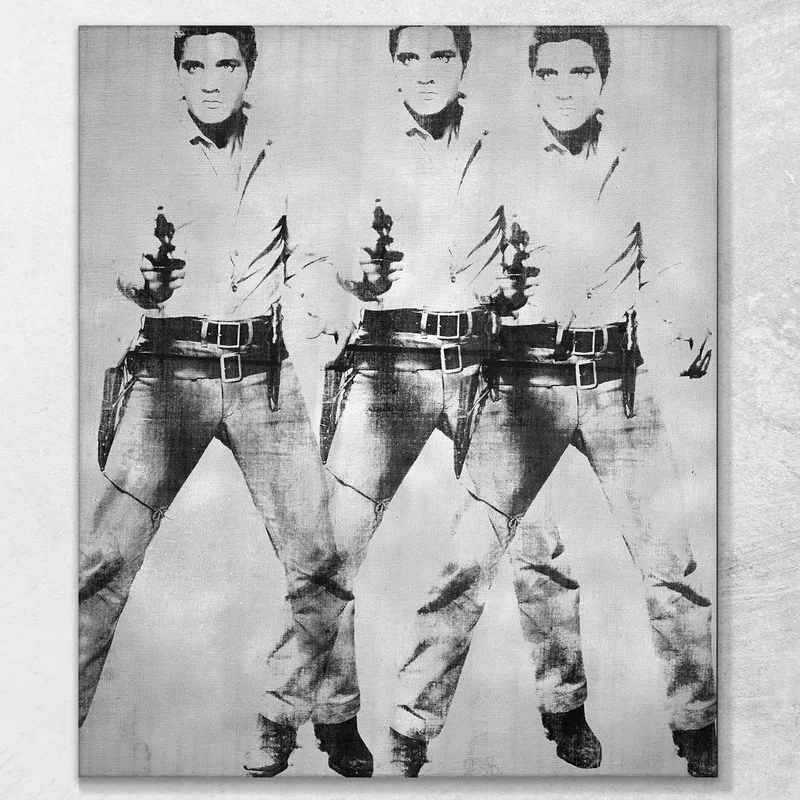 Triple Elvis 1963  Andy Warhol