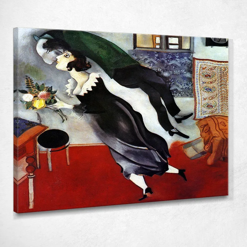 El Cumpleaños Chagall Marc cuadro en lienzo