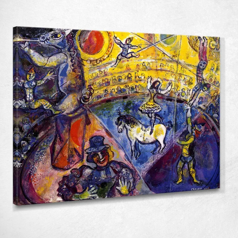 El Caballo Del Circo Chagall Marc cuadro en lienzo