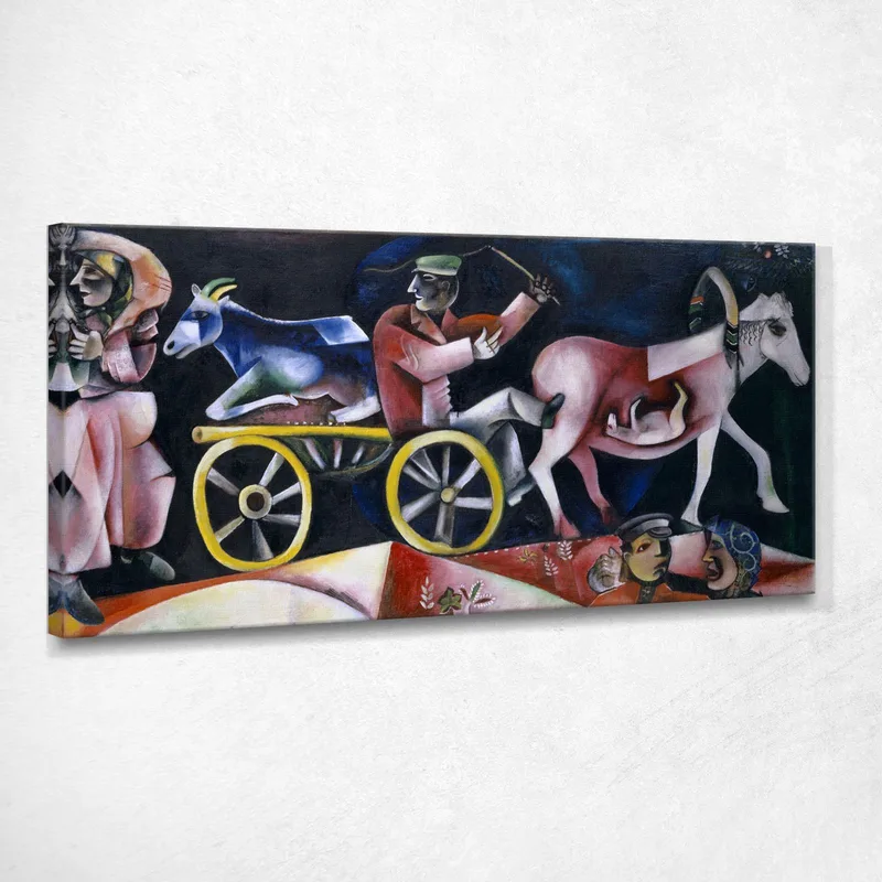 El Comerciante De Ganado Chagall Marc cuadro en lienzo
