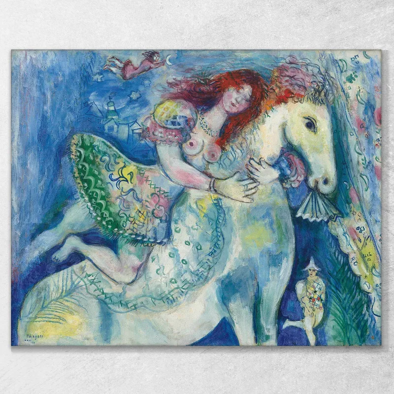 Amazon Or Knight At The Circus  Chagall Marc