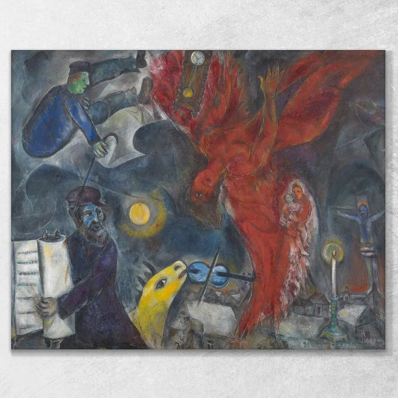 El Ángel Caído Chagall Marc