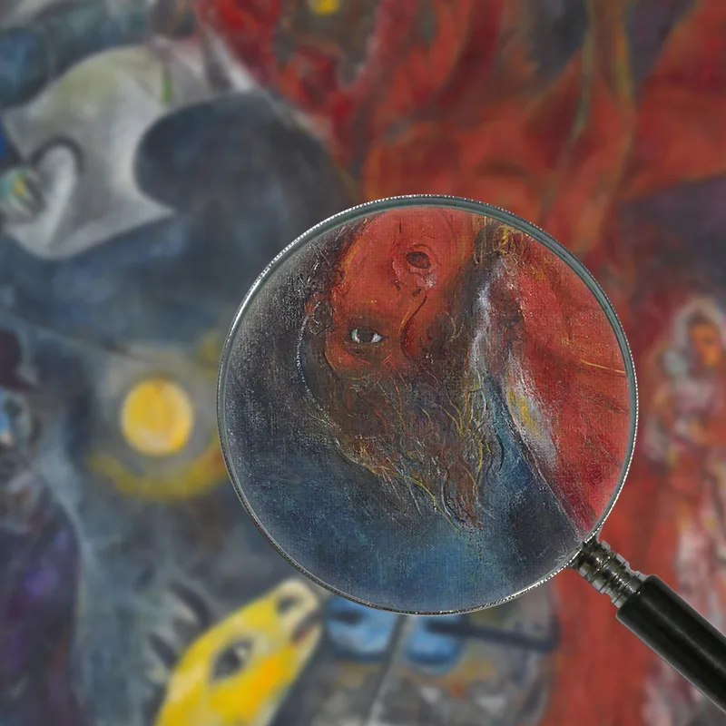 El Ángel Caído Chagall Marc