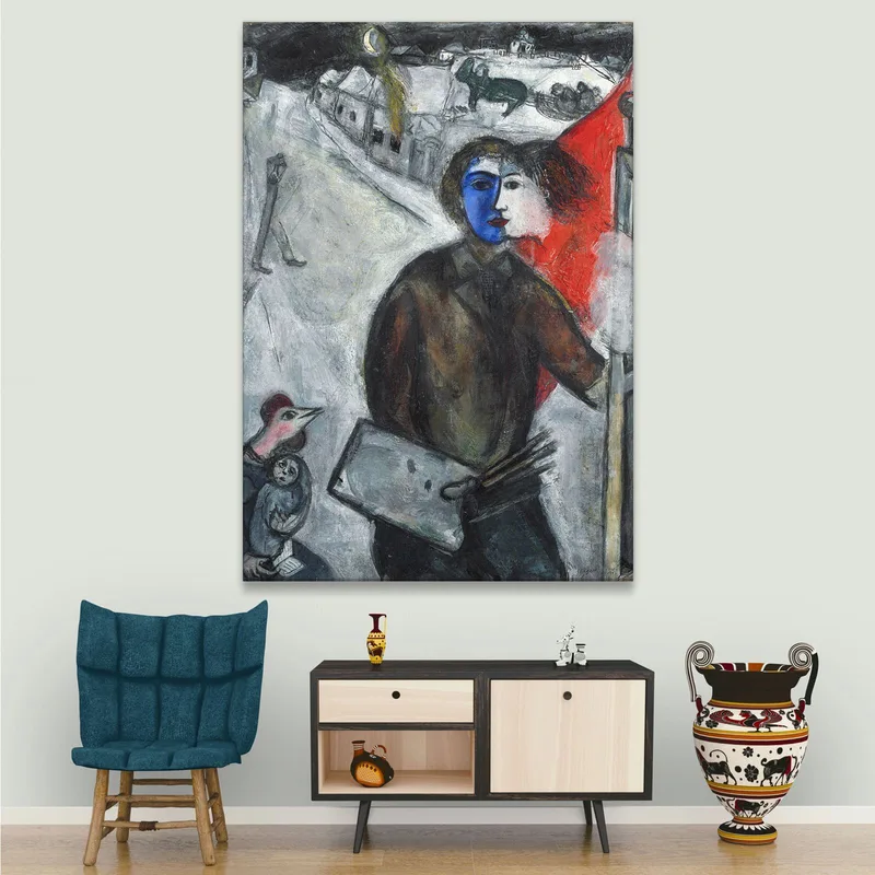 Now Between The Wolf Dog  Chagall Marc
