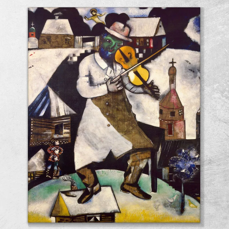 Der Geiger  Chagall Marc