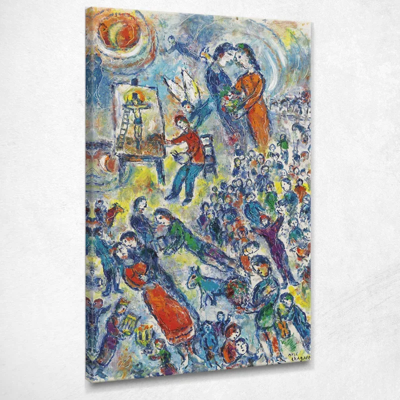 El Sueño De Pintre Chagall Marc cuadro en lienzo