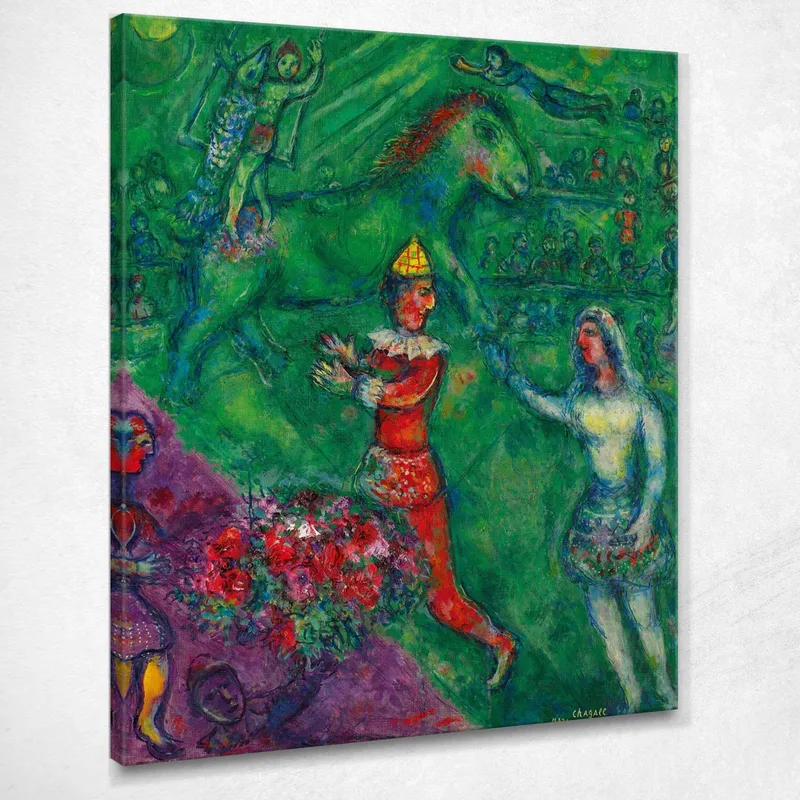 El Circo Verde Chagall Marc cuadro en lienzo