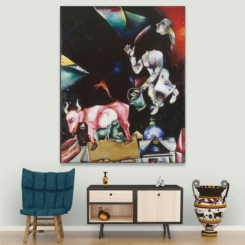 Russie Ânes Et Autres  Chagall Marc