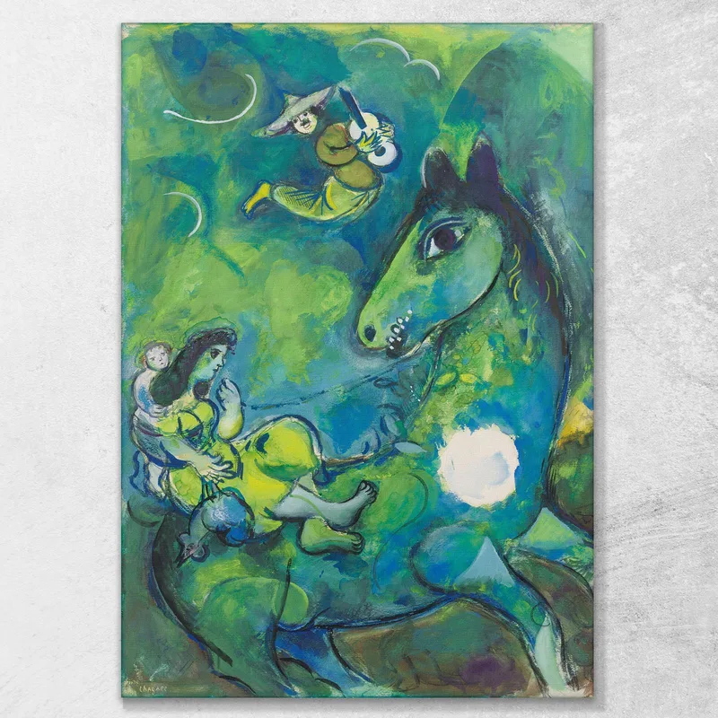 Das Pferd Zum Mond  Chagall Marc