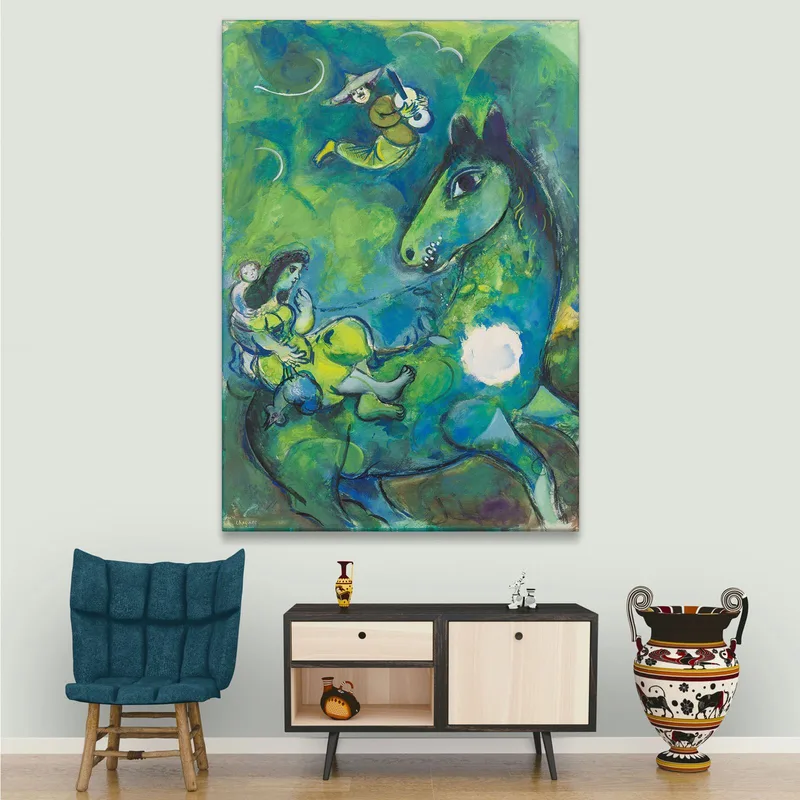 Das Pferd Zum Mond  Chagall Marc