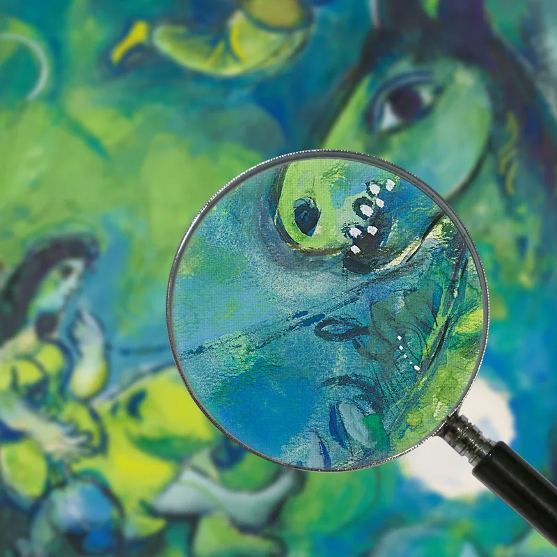 Das Pferd Zum Mond  Chagall Marc