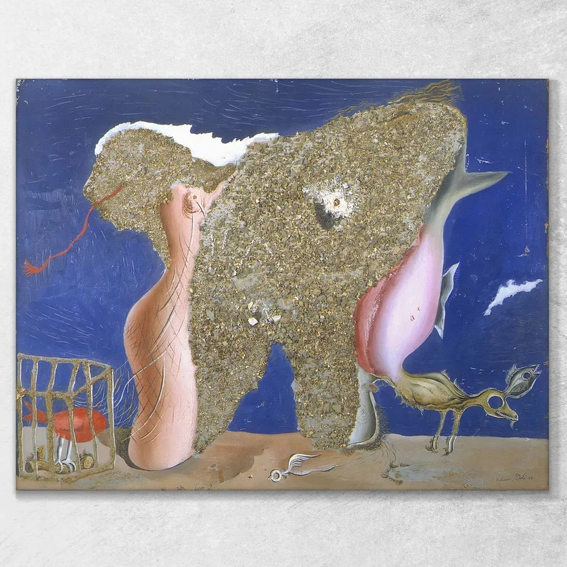 Symbiose Femme Animal  Dali Salvador