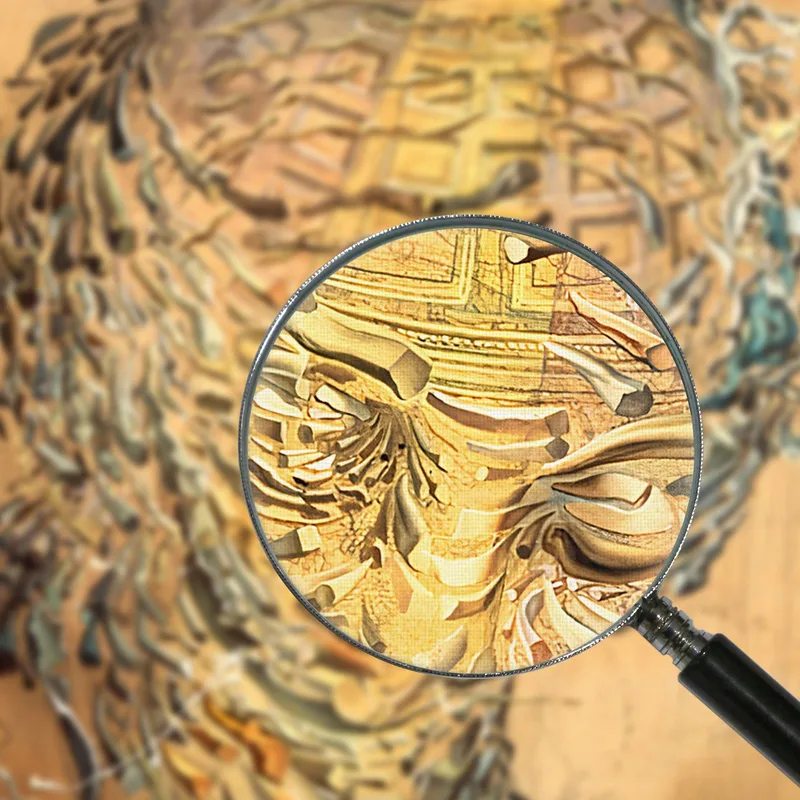 Tête Raphaelesque Explosant  Dali Salvador