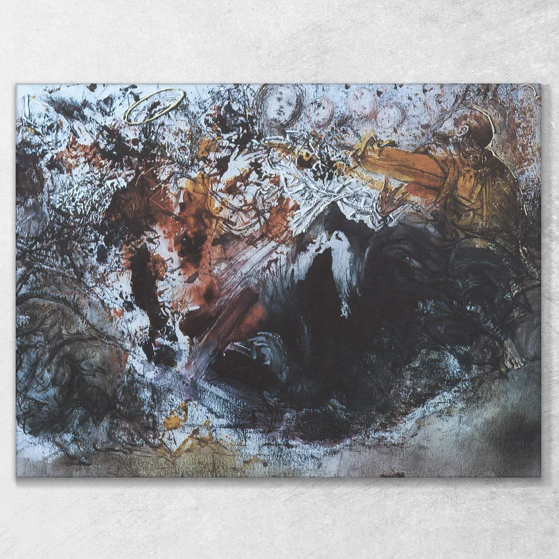 Saint Salvador And Antoni Gaudi Fighting Dali Salvador