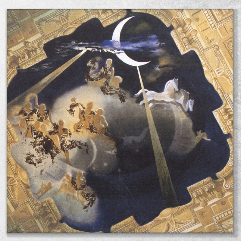 Plafond De La Salle Du Château De Gala À Pubol  Dali Salvador